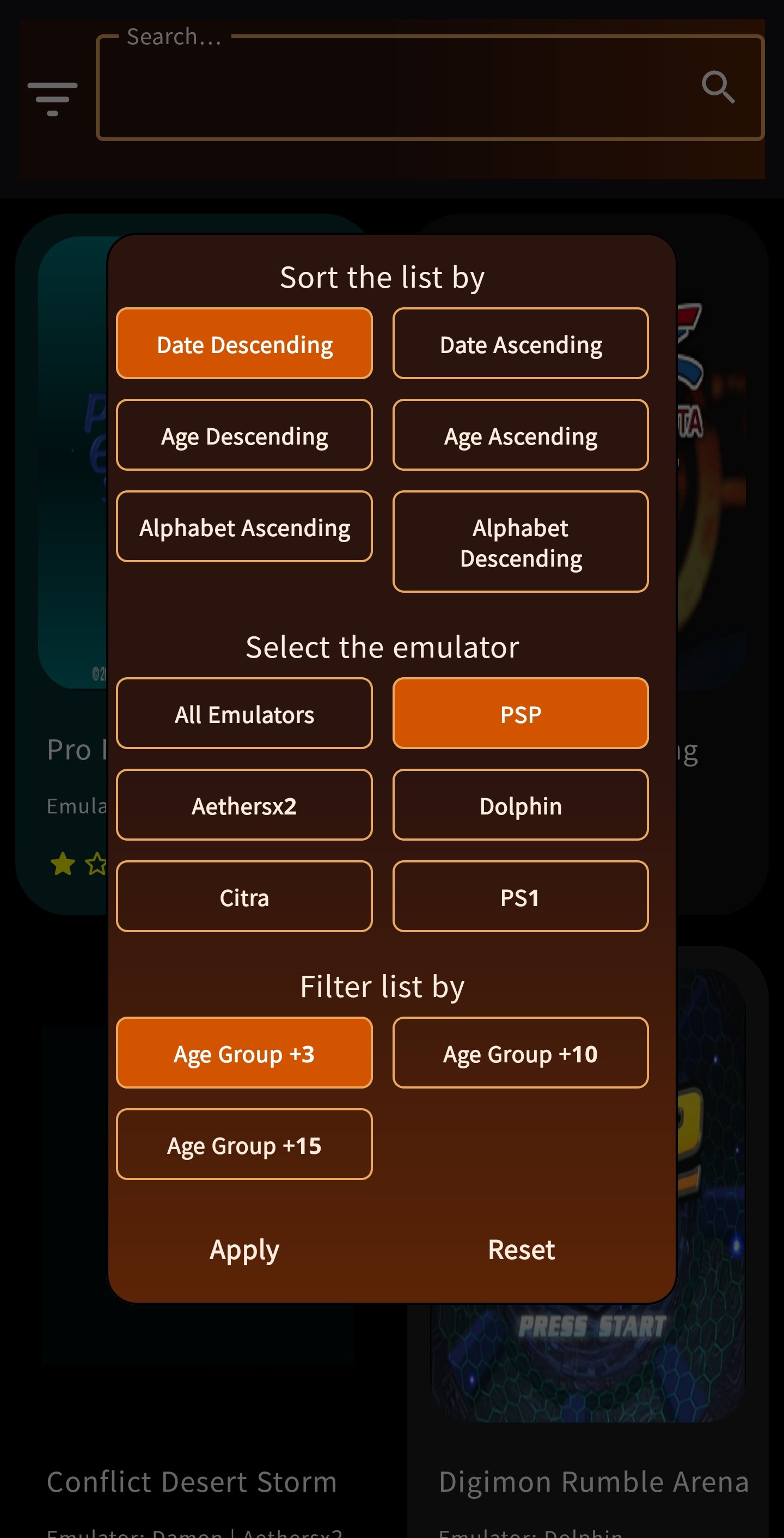 Emulator Games screenshot 4